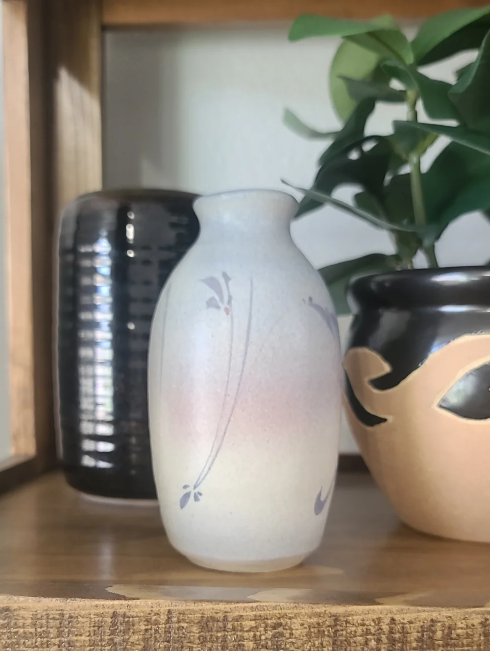 Westlin Studio Ceramic Vase with Subtle Floral Detail